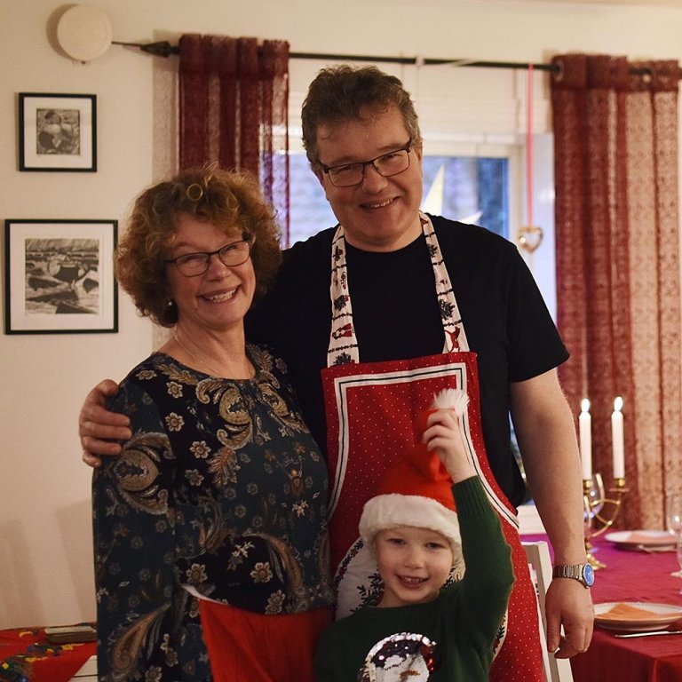 Ingi Vaff og familia. MYND AÐSEND