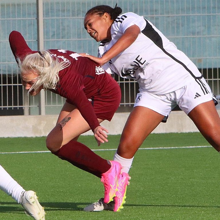 Aldís María fór eitthvað í taugarnar á þessum leikmanni Keflavíkur. MYND: ÓAB