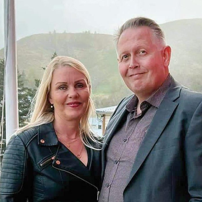 Árni ásamt Ragnheiði Ástu. AÐSEND MYND