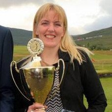 Árný Lilja Árnadóttir, klúbbmeistari GSS 2017. Mynd: Hjörtur Geirmundsson.