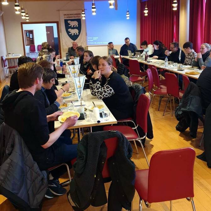 Frá ársþinginu. Mynd: usvh.is