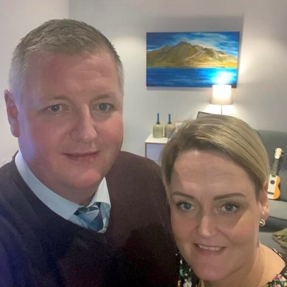 Jón Örn Stefánsson ásamt Þórdísi Erlu Björnsdóttur.