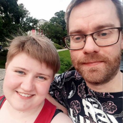 Sigrún Eva Helgadóttir og Júlíus Helgi Bjarnason.