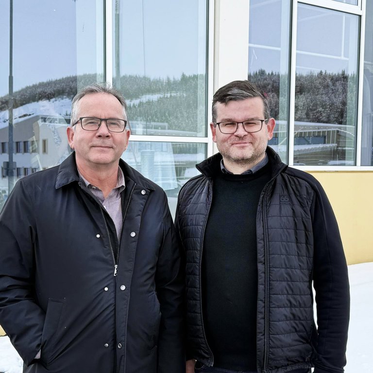 Frændurnir Gísli Gunnarsson og Atli Gunnar Arnórsson. MYND gg