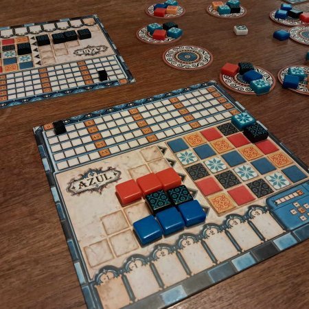 Azul er eitt af fjölmörgum spilum til útláns. MYND HÉRAÐSBÓKASAFN SKAGAFJARÐAR