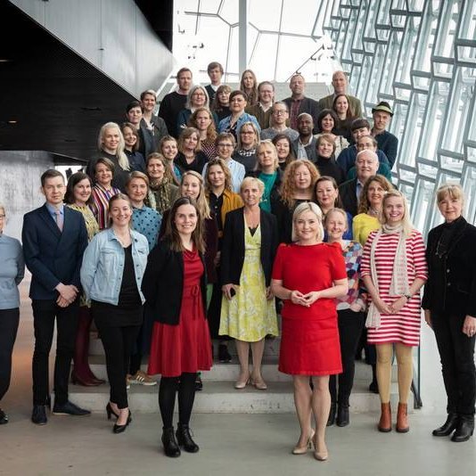 Frá úthlutun úr Barnamenningarsjóði. Mynd:stjornarradid.is