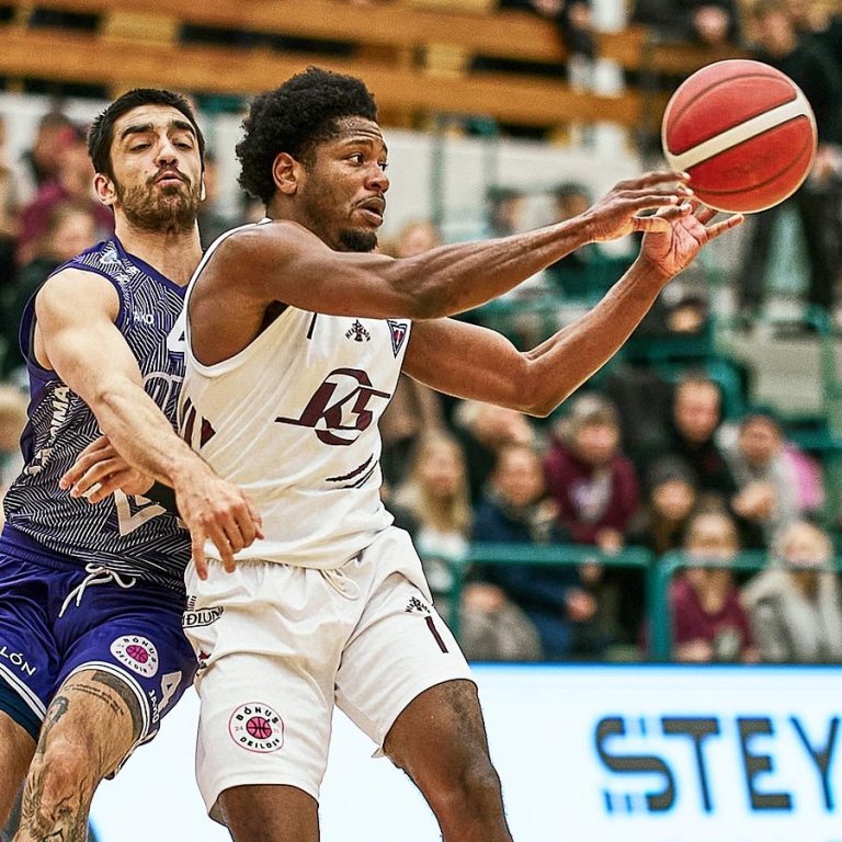 Bask var með enn einn stórleikinn í kvöld. MYND: SIGURÐUR INGI