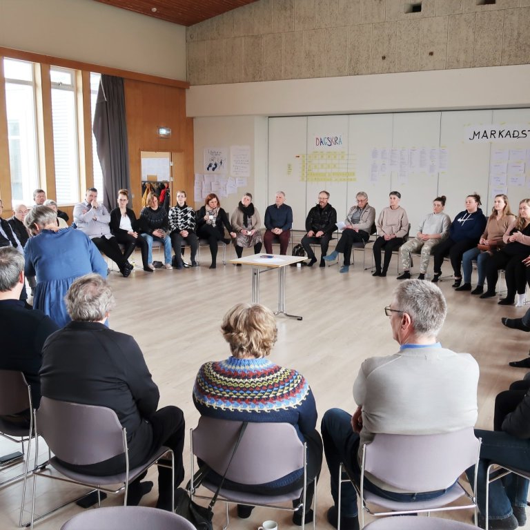 Frá íbúaþingi í Dalabyggð. MYND Kristján Þ. Halldórsson.