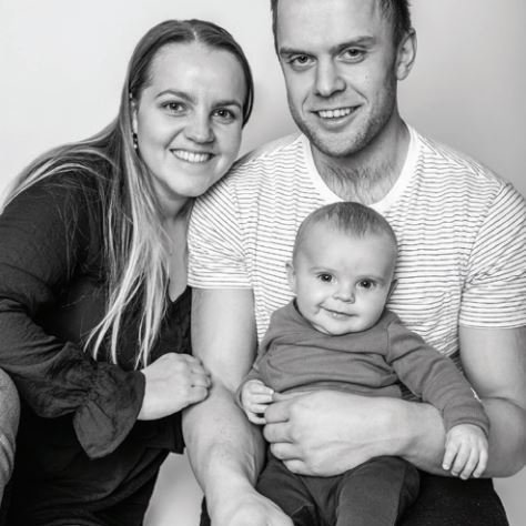 Bríet, Ísak Óli og Maron Helgi. Aðsend mynd