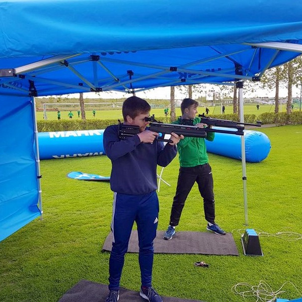 Nú gefst fólki kostur á að prófa Biathlon fyrir Landsmótið.