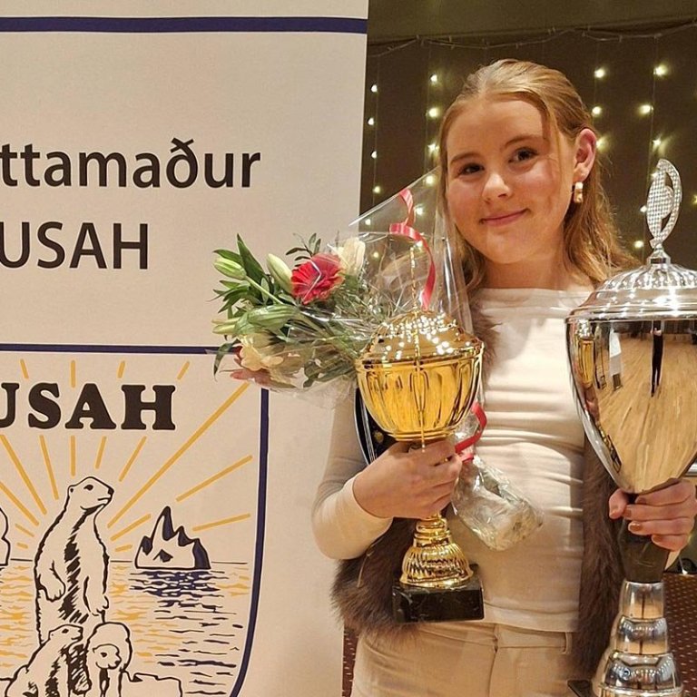 Birgitta Rún var verðlaunin. MYND AÐSEND