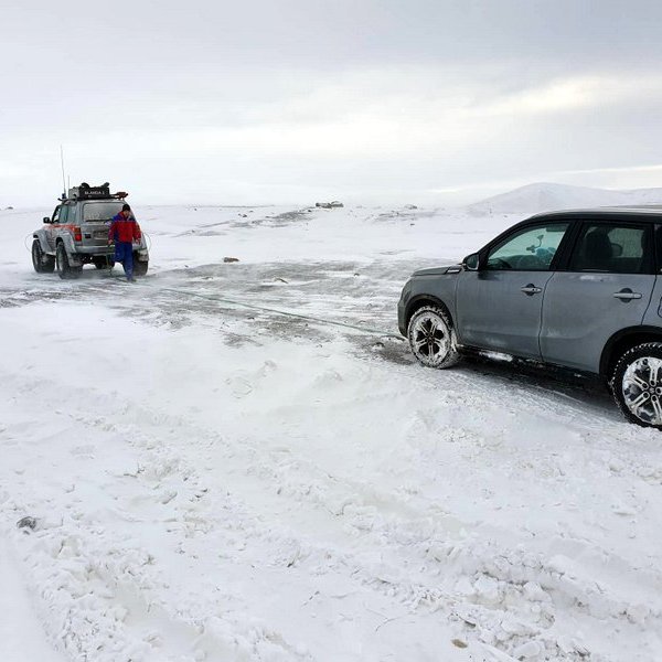Félagar úr Björgunarfélaginu Blöndu að störfum. Mynd: Facebooksíða Bj.fél. Blöndu.