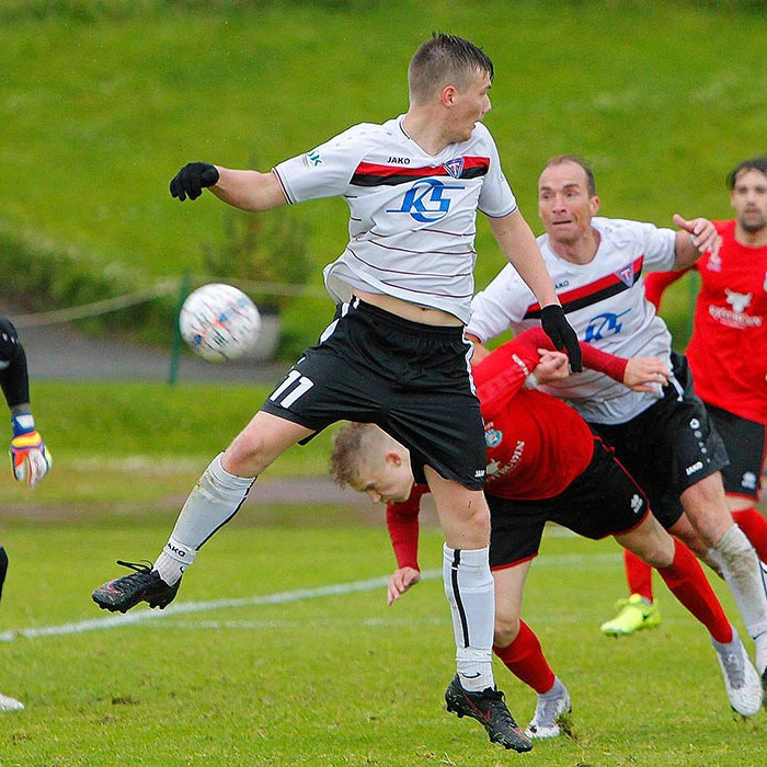 Stólarnir biðu lægri hlut í gær – þessi mynd er hinsvegar úr síðasta sigri Stólanna þegar þáverandi topplið deildarinnar mátti þola tap á Króknum. MYND: ÓAB