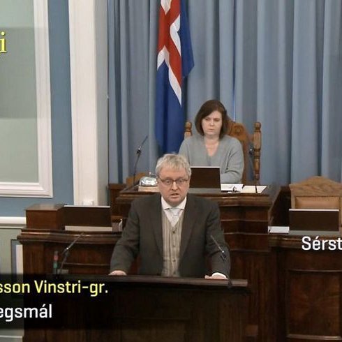Bjarni Jónsson, þingmaður VG í Norðvesturkjördæmi og formaður utanríkismálanefndar. Mynd af FB síðu Bjarna.