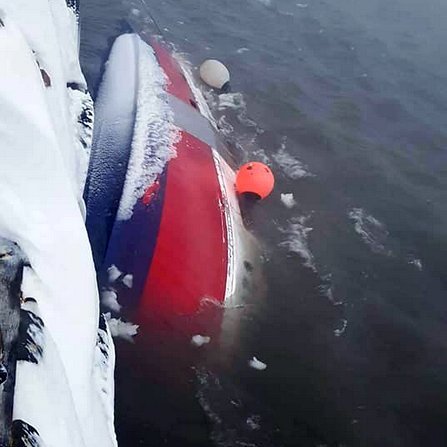 Björgunarsveitirnar sinntu fjölmörgum útköllum í veðurofsanum og verkefnin voru margvísleg. Myndin er tekin af Facebooksíðu Björgunarsveitarinnar Grettis.