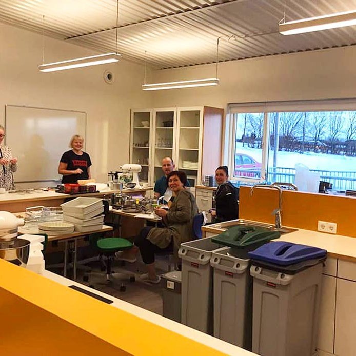 Ein myndanna á Facebook-síðu Blönduskóla sem sýnir aðstöðuna. MYND: FB-SÍÐA BLÖNDUSKÓLA