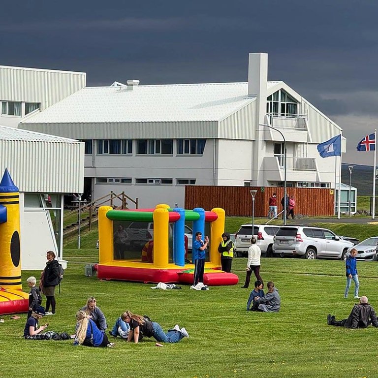 Það var ýmislegt brallað í tilefni afmælisins. MYNDIR AF FB-SÍÐU LANDSVIRKJUNAR