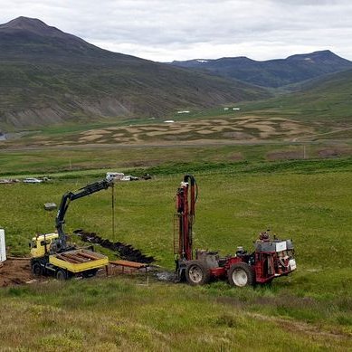 Ræktunarsamband Flóa og Skeiða við borun holu VM-21 við Veðramót. Mynd: SKV.