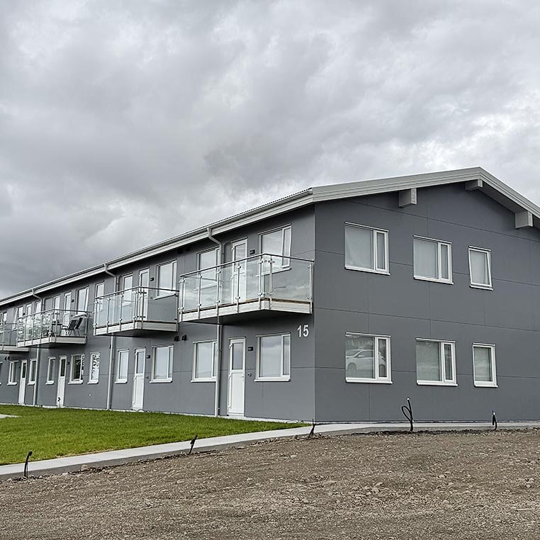 Nýjar íbúðir á Hvammstanga. MYND AF HÚNAÞING.iS