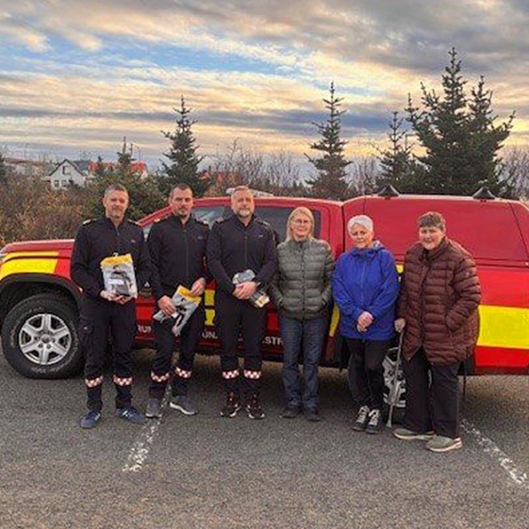 Gærur og brunaverðir í Húnaþingi vestra. MYND AF HÚNAÞING.IS