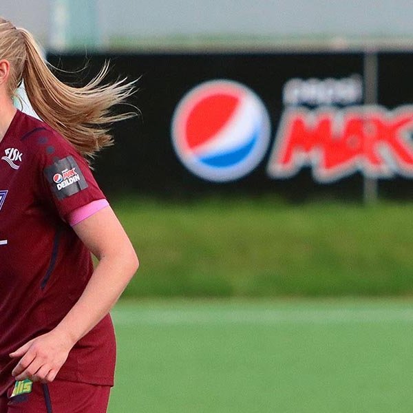 Bryndís Rut hefur ekki misst úr mínútu í Pepsi Max deildinni í sumar. MYND: ÓAB