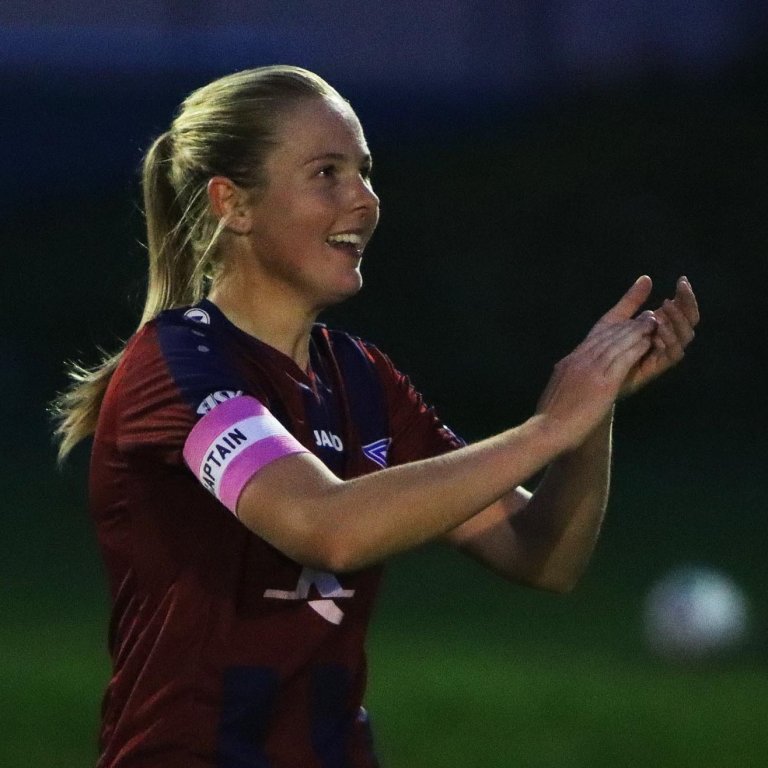 Bryndís Rut eftir leik með Tindastóli. Mynd: ÓAB.