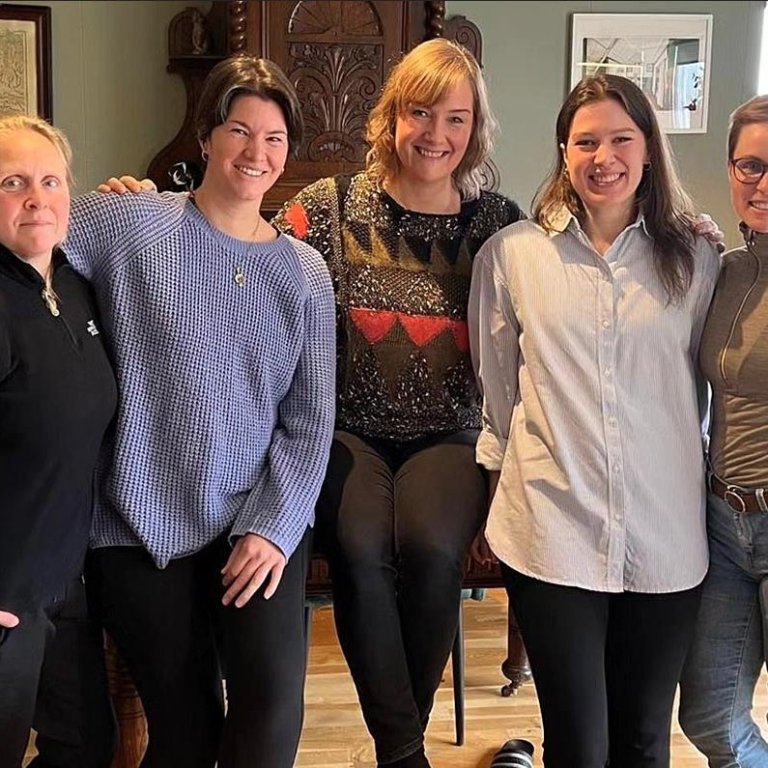 Starfsmenn Byggðasafns Skagfirðinga. Frá vinstri: Hrönn Birgisdóttir, Inga Katrín Magnúsdóttir, Ylfa Leifsdóttir, Berglind Þorsteins og Ásta Hermannsdóttir. MYND AF FB