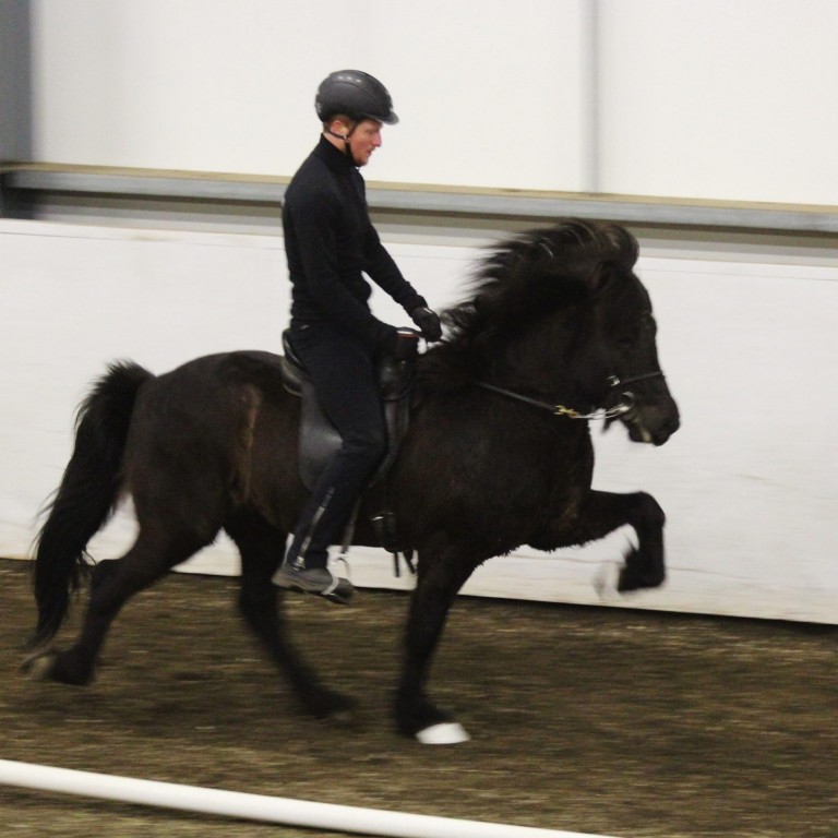 Elvar Logi Friðriksson á Byr frá Grafarkoti: Mynd: Þytur