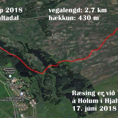 Byrðuhlaup UMF Hjalta á 17. júní