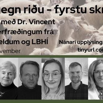 Fræðslufundaröðin - Ræktun gegn riðu - byrjar í næstu viku