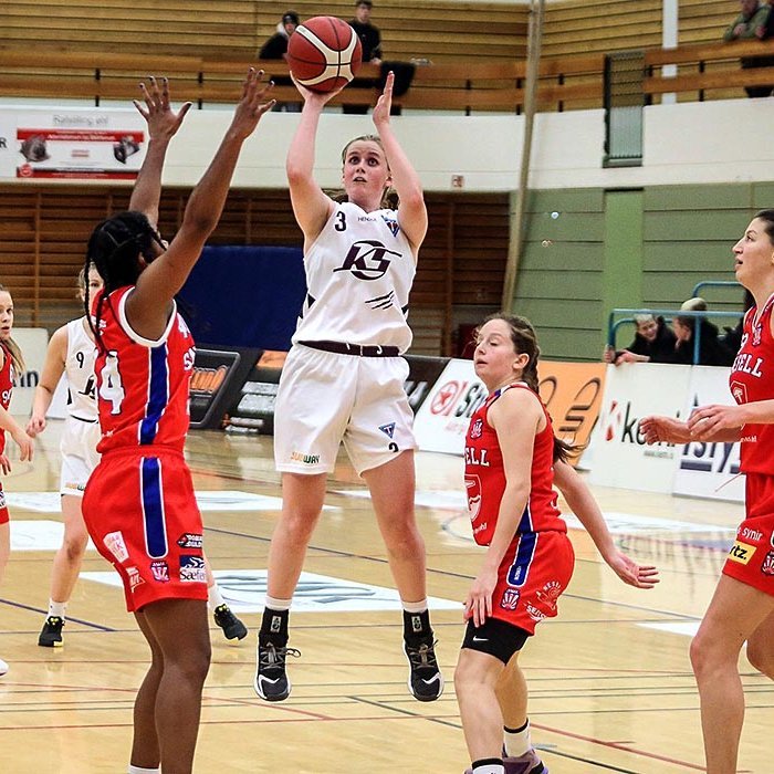 Chloe Wanink var stigahæst Stólastúlkna í kvöld með 33 stig. MYND: HJALTI ÁRNA