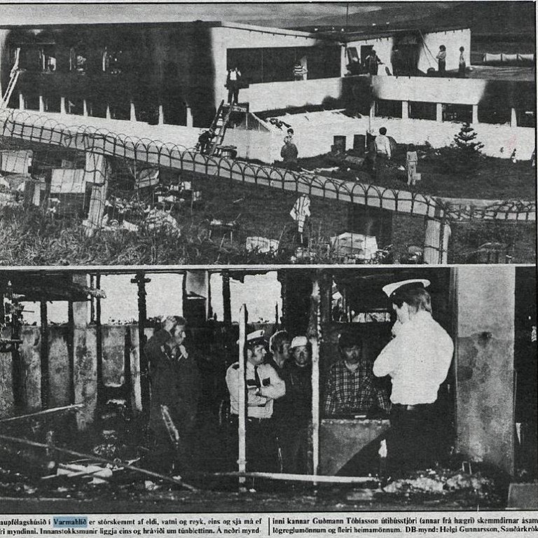 31 árs gamall bruni rifjaður upp