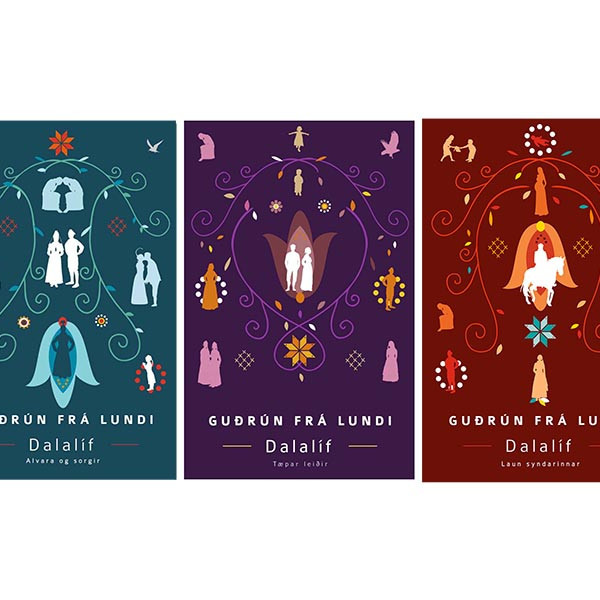 Dalalíf kom síðast út í þessum fallegu fimm kiljum og á hljóðbók. Forlagið gaf út.