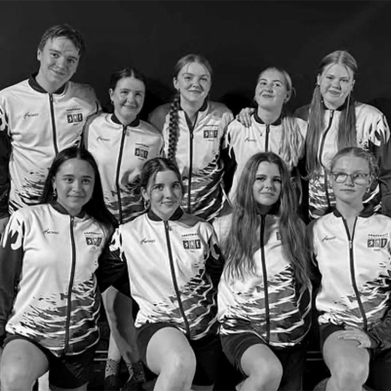 Danshópurinn frá Dansskóla Menningarfélags Húnaþings vestra. MYND AF INSTA