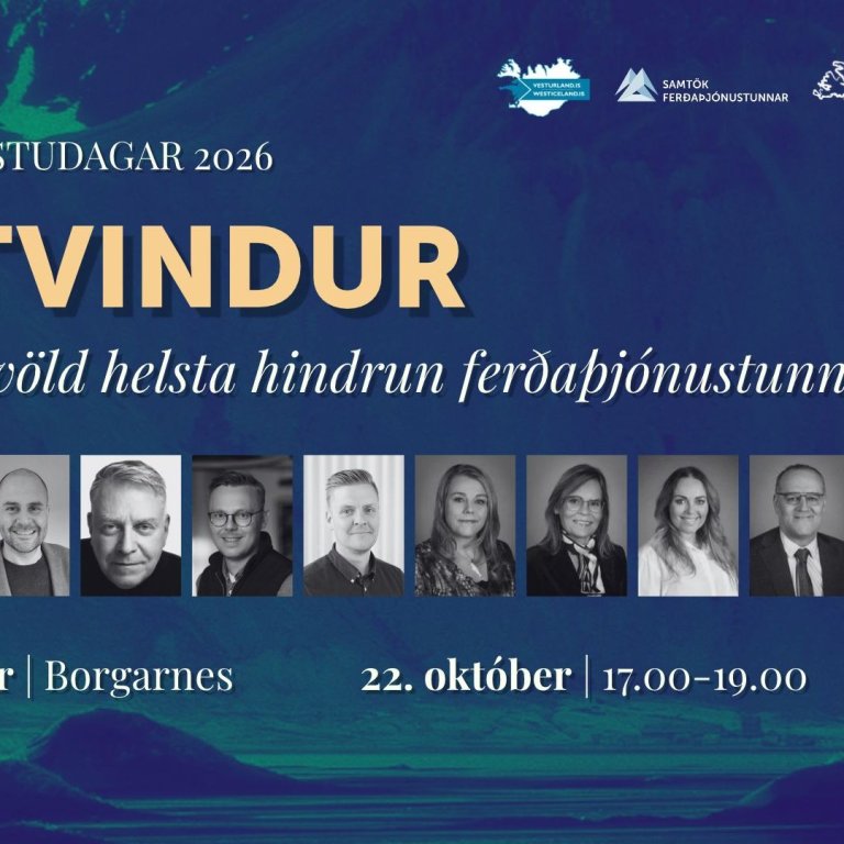 Mótvindur / Fundur um ferðaþjónustu í Norðvesturkjördæmi / Í dag kl. 17.00
