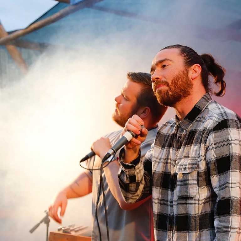 Helgi og Arnar trylltu lýðinn.  MYND: PIB