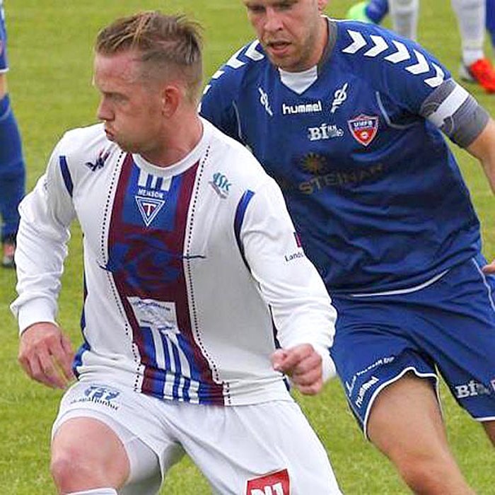 Dom Furness fyrir tíu og hálfu ári í búningi Tindastóls í leik gegn KF. Þeir Furness bræður voru sannkallaður happafengur fyrir Stólana á sínum tíma.