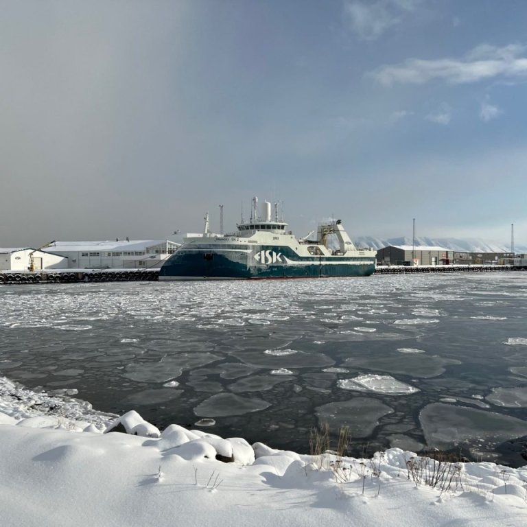 Drangey SK 2 við Sauðárkrókshöfn. Mynd tekin af heimasíðu fisk.is