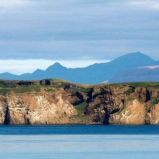 Drangey í september 2018. Mynd: Óli Arnar.