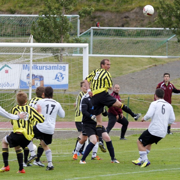 Drangey sat eftir með sárt ennið