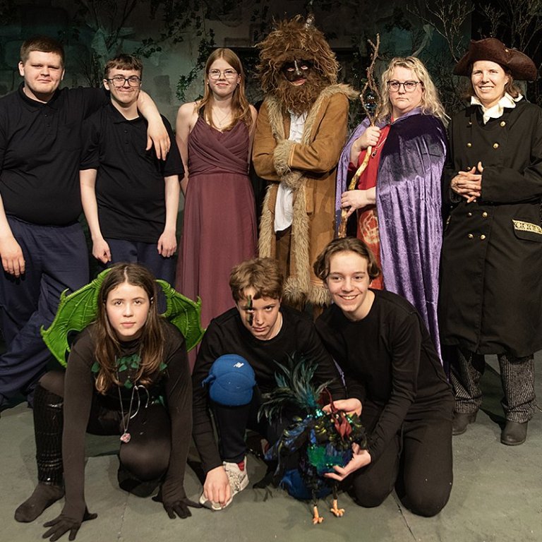 Leikhópu Leikfélags Blönduóss. MYNDIR: RÓBERT DANÍEL JÓNSSON