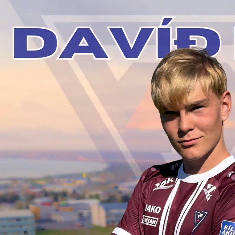 Nýjasti leikmaður Tindastóls, Davíð Leó Lund. Mynd: Davíð Már.