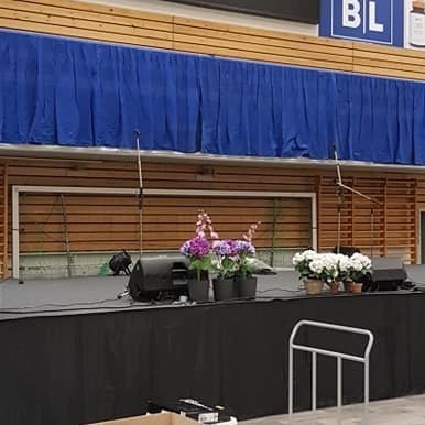 Það verður eitthvað lítið um að vera á sviðinu í íþróttahúsinu á Króknum þennan þorra. Mynd af Facebooksíðu Króksblóts.