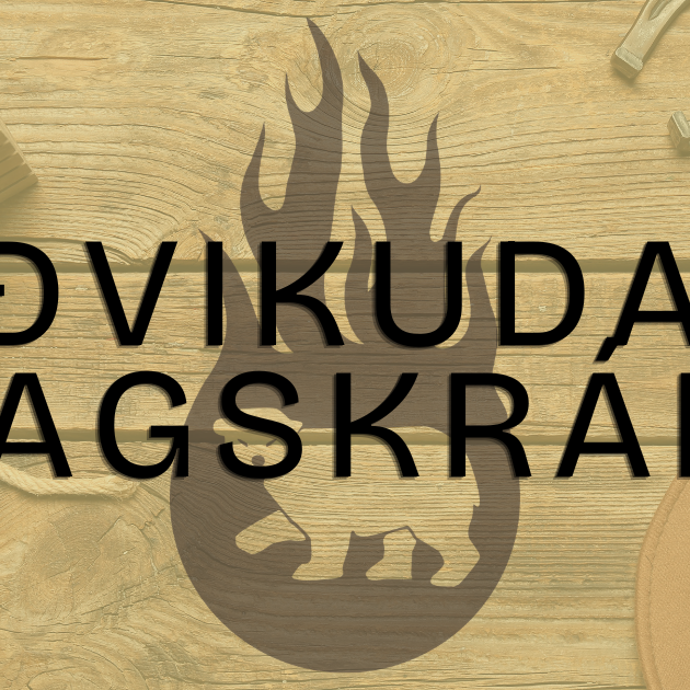 Lifandi dagsskrá í dag. Mynd: eldurihun.is