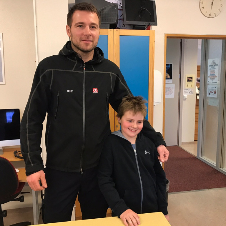 Ingimar Hólm fékk eldavarnaglaðning