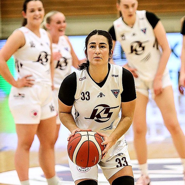 Alejandra Martinez var stigahæst í kvöld með 21 stig. MYND: HJALTI ÁRNA