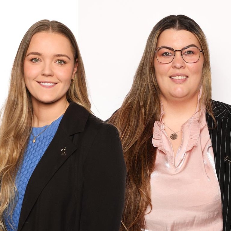 Elfa Björk og Sædís Bylgja skipa 3. og 4. sætið á lista Miðflokksins í Skagafirði. AÐSENDAR MYNDIR