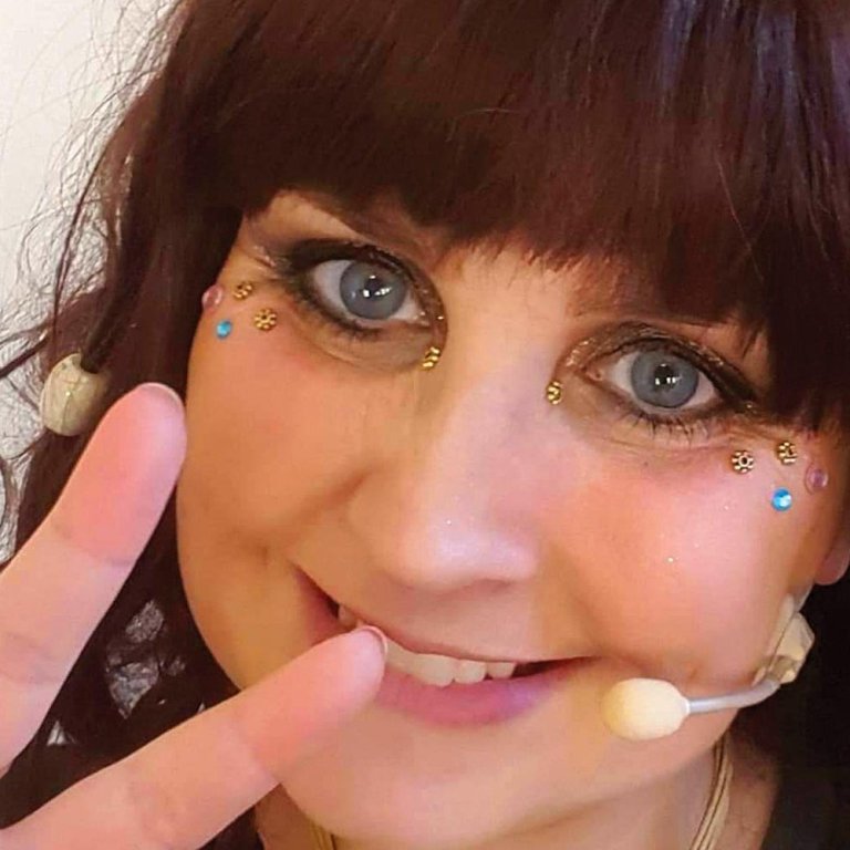 Elsa Róberts klár í Hárið. AÐSEND MYND