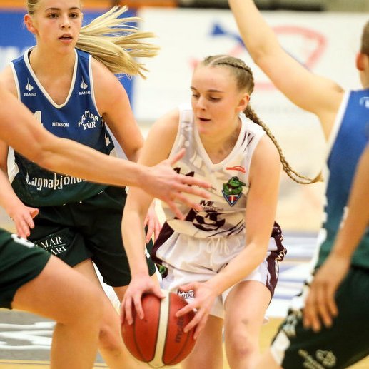 Eva Rún Dagsdóttir í hörkuslag á einasta tímabili. Mynd: Hjalti Árna.