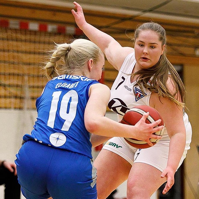 Fanney María var með sjö stig og þrjú fráköst í leiknum gegn Snæfelli. MYND: DAVÍÐ MÁR